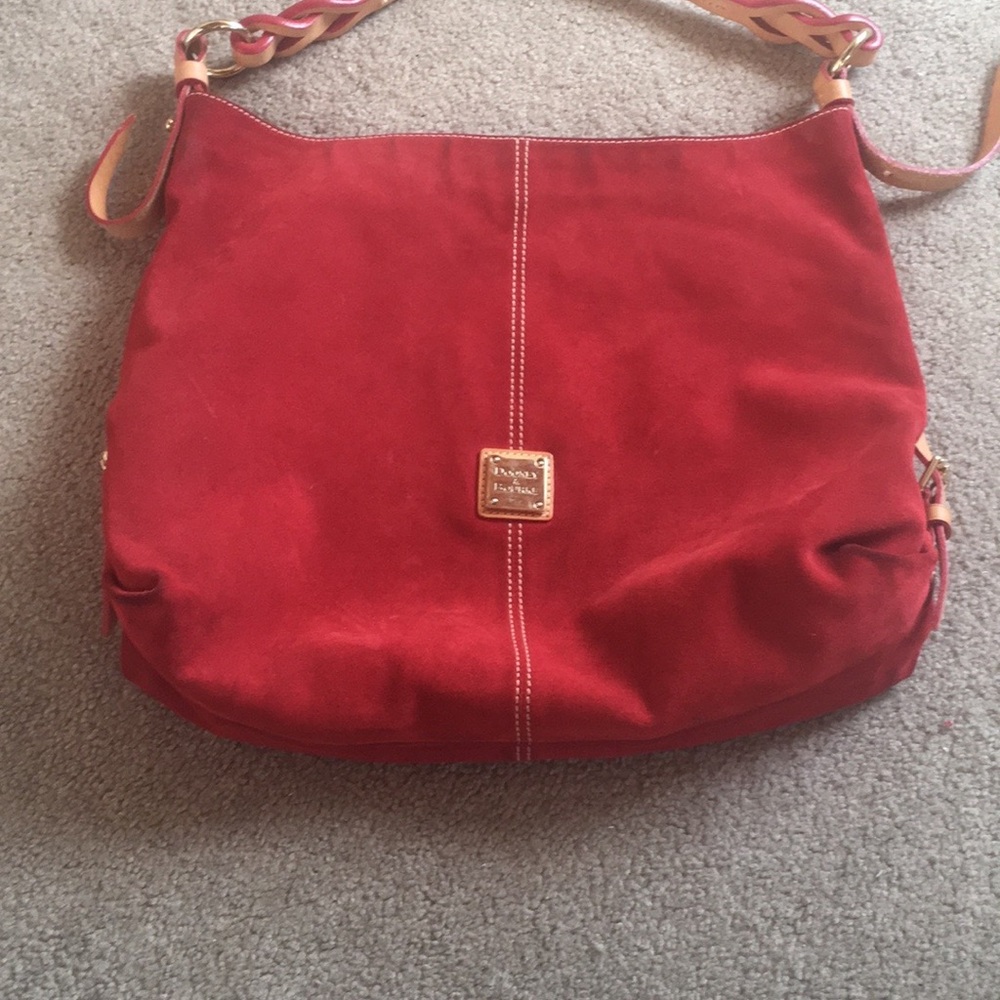 BeautifulRed Suede Dooney & Bourke